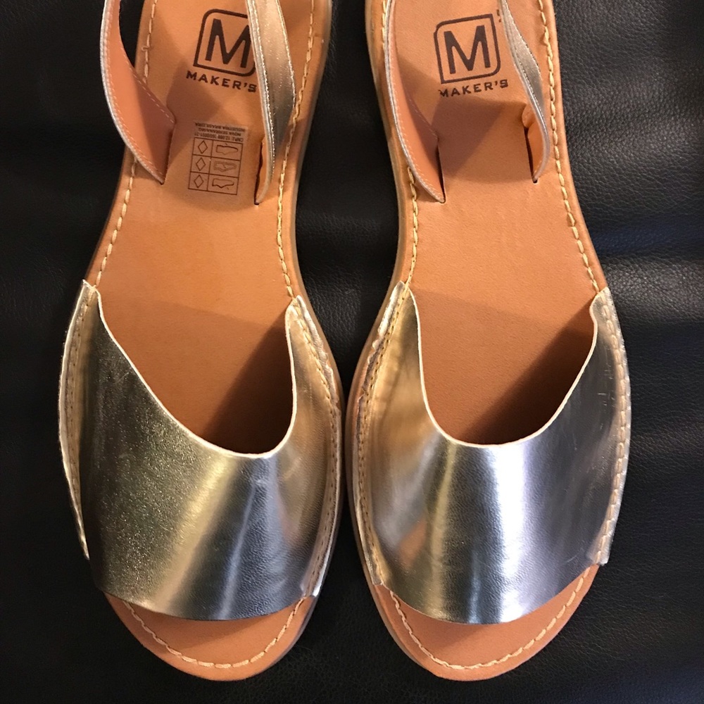 Maker’s Brand Gold Sandal